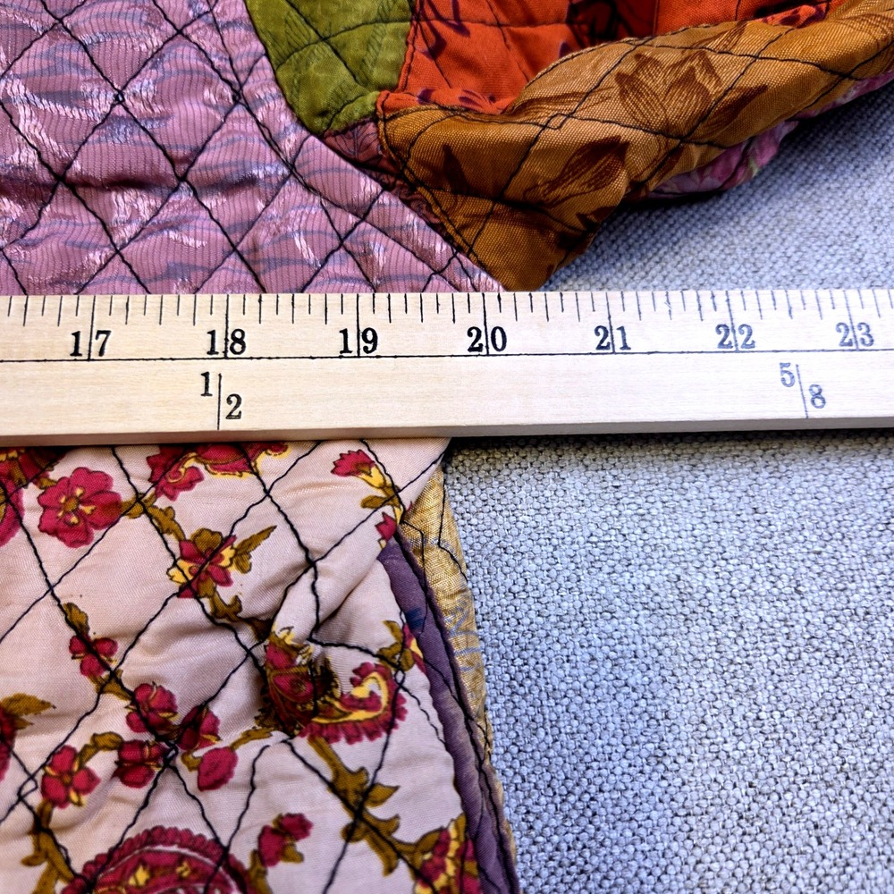 Sacred Threads Patchwork Quilted Jacket Women's L… - image 7